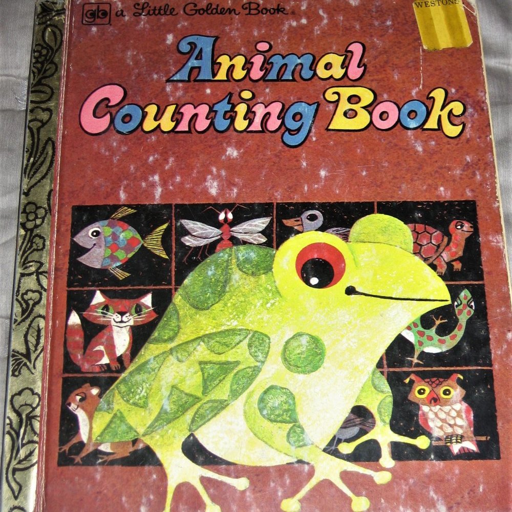 Vintage Little Golden Book--Animal Counting Book